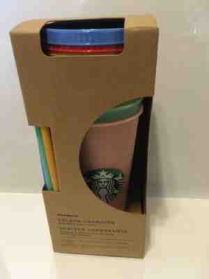 Starbucks Color Changing Reusable Cold Cup Summer Collection 5 Pack New - Sold on eBay Oct, 26th 2019 for $55.00
