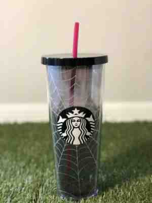 Starbucks Halloween 2019 Glitter Spider Web 24 Oz Purple Tumbler Cup NEW  - Sold on eBay Oct, 26th 2019 for $30.00