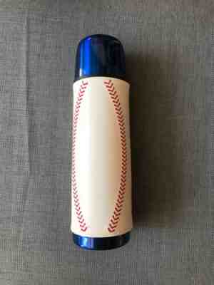 2005 Starbucks Ball Park Break 16oz Thermos w/Baseball Leather Sleeve-NEW RARE - Sold on eBay Oct, 25th 2019 for $35.00