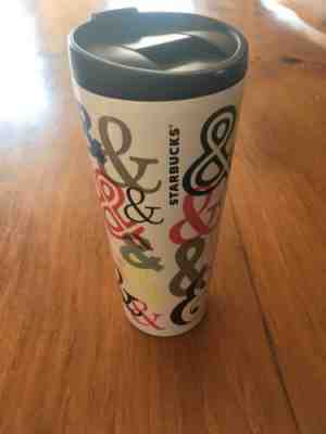 Starbucks 2017 Ampersand AND & Holiday Travel Mug Cup Tumbler Stainless Steel - Sold on eBay Oct, 25th 2019 for $30.00