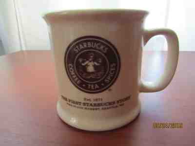 The First Starbucks Store Mug  Pike Place  Market Mermaid Logo 1971 - Sold on eBay Oct, 25th 2019 for $20.00