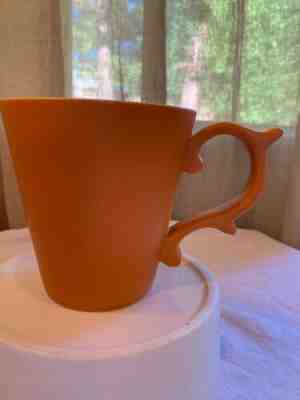 Starbucks Tazo Burnt Orange Teavana  Rococo Scroll Handle Beverage Mug   Matte - Sold on eBay Oct, 25th 2019 for $16.00