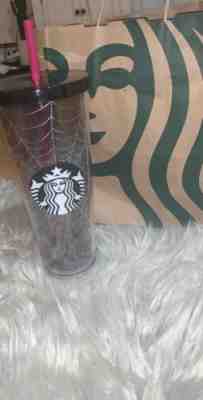 New Starbucks 2019 Glitter Spiderweb Limited Edition Tumbler Cup Halloween Fall - Sold on eBay Oct, 25th 2019 for $21.50