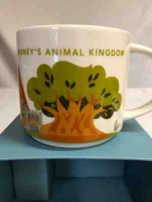 Disney’s Animal Kingdom V1 / 1st Edition Starbucks Mug YAH (You Are Here) - 14oz - Sold on eBay Oct, 25th 2019 for $39.00