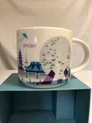 Epcot Version 2 Silver Monorail You Are Here (YAH) Starbucks Mug. 14 Oz. NIB - Sold on eBay Oct, 25th 2019 for $20.90