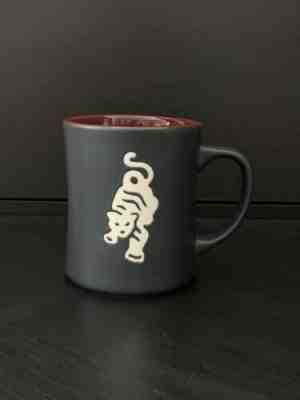 Starbucks 2012 Sumatra Tiger Coffee Mug Matte Black Maroon Ceramic Cup 16oz - Sold on eBay Oct, 25th 2019 for $20.95