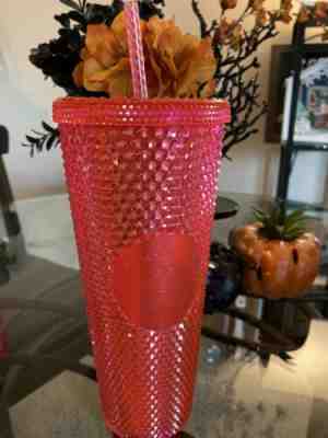 STARBUCKS FALL 2019 NEW NEON Hot Pink Tumbler - Sold on eBay Oct, 25th 2019 for $96.00