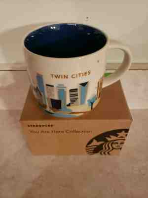 Starbucks Twin Cities YAH You Are Here 14oz Mug DISCONTINUED - NEW with Tags - Sold on eBay Oct, 25th 2019 for $17.95