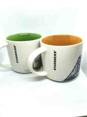 Starbucks 2015 "You are here"  Michigan & Detroit Mugs Lot GUC - Sold on eBay Oct, 25th 2019 for $27.94