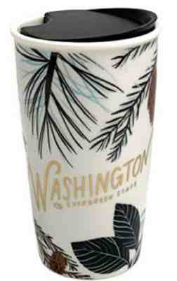 New Starbucks Washington Local Collection 120z Double Wall Ceramic Tumbler - Sold on eBay Oct, 25th 2019 for $49.99