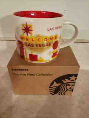 Starbucks Las Vegas YAH You Are Here 14oz Mug DISCONTINUED - NEW with Tags - Sold on eBay Oct, 25th 2019 for $17.95