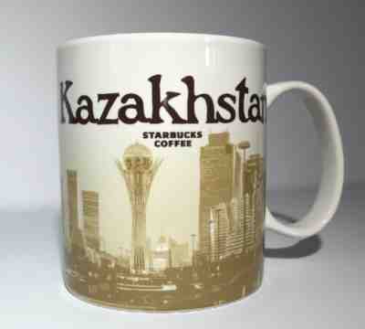 Rare! Starbucks Mug  Kazakhstan Global Icon Series  16 Oz Coffee Mug Cup 2016 - Sold on eBay Oct, 25th 2019 for $25.00