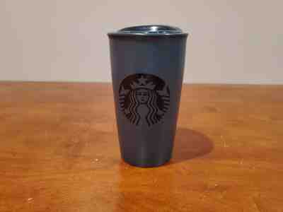 2015 Starbucks Matte Slate Ceramic Travel Tumbler Coffee Mug With Lid - Sold on eBay Oct, 25th 2019 for $15.00