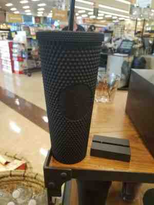 RARE 2019 Starbucks Matte Black Studded Spiked Tumbler Cold Cup - Sold on eBay Oct, 25th 2019 for $54.00