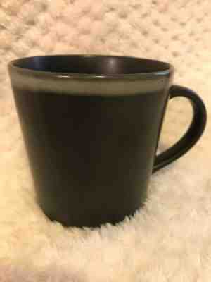 NEW Starbucks BLACK with Gray Blue Strip 2009 Coffee Tea Cup Mug 16 oz NWT - Sold on eBay Oct, 25th 2019 for $22.00