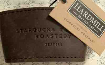 Starbucks Roastery Reserve Seattle Leather Coffee Sleeve Hardmill USA NWT - Sold on eBay Oct, 25th 2019 for $46.00
