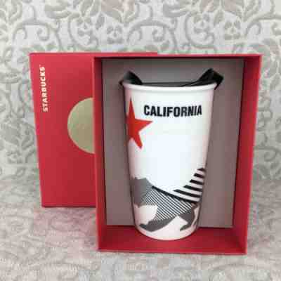 NIB Starbucks California Bear Hot Coffee Cup - Sold on eBay Oct, 25th 2019 for $30.00