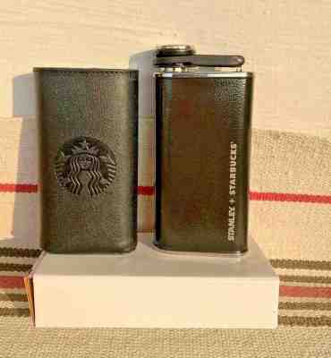 2019 Starbucks X Black Stanley Stainless Steel Black Flagon 8oz with Sleeve - Sold on eBay Oct, 25th 2019 for $64.00
