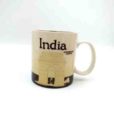 2011 Starbucks Coffee Mug Cup 16oz Collector Global Icon Collector Series India - Sold on eBay Oct, 25th 2019 for $15.99