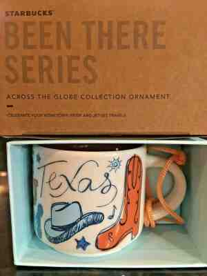 Starbucks TEXAS (BEEN THERE) Demitasse 2 oz Mug Ornament NIB - Sold on eBay Oct, 25th 2019 for $20.00