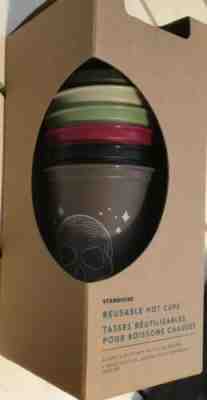 Starbucks Halloween 2019 Reusable Hot Cups 6 16oz Cups - Sold on eBay Oct, 25th 2019 for $19.50