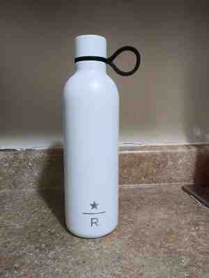 Starbucks 2019 SS Reserve Tumbler Stainless Steel Water Bottle Metal White 20oz - Sold on eBay Oct, 24th 2019 for $17.70
