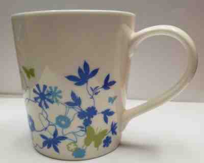 Starbucks Coffee Company 2006 Summer Blue 11oz Floral Flower Butterfly Mug - Sold on eBay Oct, 24th 2019 for $18.99
