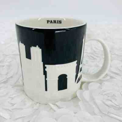 NEW STARBUCKS COFFEE CITY MUG COLLECTION RELIEF SKYLINE - PARIS FRANCE  - Sold on eBay Oct, 24th 2019 for $56.99