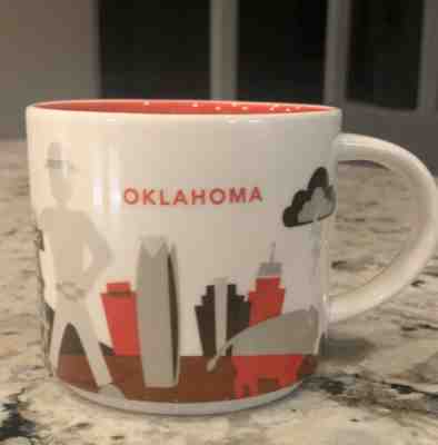 Starbucks Oklahoma You Are Here Collection Coffee Mug Tea Cup 14oz 2016 - Sold on eBay Oct, 24th 2019 for $20.99