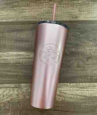 Starbucks 2019 Valentine Glitter Pink Stainless Steel Venti Cold Cup Tumbler - Sold on eBay Oct, 24th 2019 for $44.99