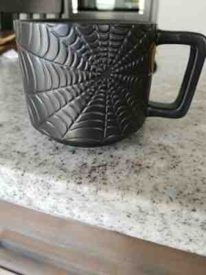 Starbucks 2019 Halloween Ceramic Mug  Spiderweb Black - Sold on eBay Oct, 24th 2019 for $19.88