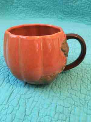 Starbucks Fall 2009 Hand Painted Pumpkin 12oz. Coffee Mug W/Vines - Sold on eBay Oct, 24th 2019 for $19.99