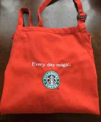 Red Starbucks Apron (Perfect for the Holidays!) - Sold on eBay Oct, 24th 2019 for $51.99