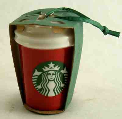 Starbucks Nevada Ornament Red Holiday Cup 2016 - Sold on eBay Oct, 24th 2019 for $18.00
