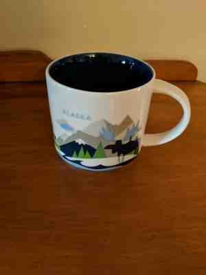 Starbucks You Are Here Alaska Mug 2014 Retired 14 oz (YAH) - Sold on eBay Oct, 24th 2019 for $35.00