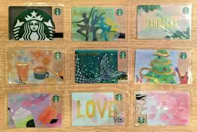 SEALED Starbucks Russia 9 Card Set Limited Edition 2018-2019 - Sold on eBay Oct, 24th 2019 for $26.00