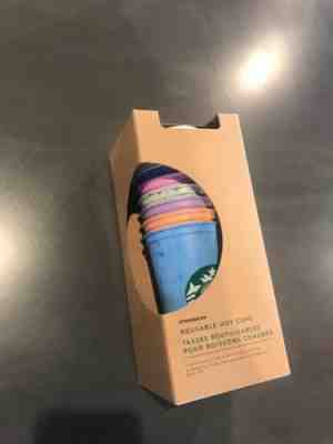 Starbucks Reusable 16oz Marble Hot/Cold Plastic Coffee Cups 6 Pack Limited Edi - Sold on eBay Oct, 24th 2019 for $25.00