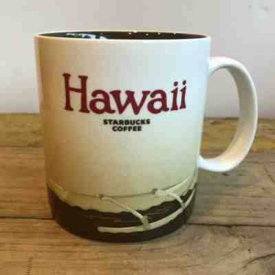 Starbucks Coffee Collector Series Mug Cup Hawaii 2010 16 oz - Sold on eBay Oct, 24th 2019 for $24.00