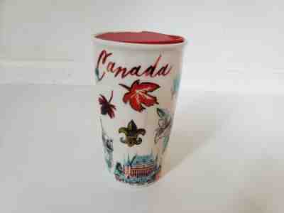 Starbucks Canada Ceramic Traveler Tumbler Mug 2016 Local Collection 10 fl oz - Sold on eBay Oct, 24th 2019 for $21.73
