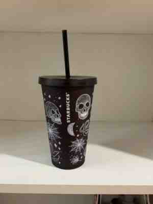 Starbucks Halloween 2019 Skull 16 Oz Tumbler Cup Purple Black NEW Hard To Find - Sold on eBay Oct, 24th 2019 for $40.00