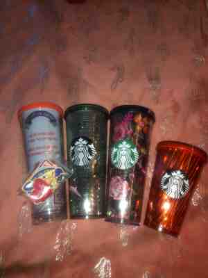 starbucks cups (variety-24 oz. and 16 oz) - Sold on eBay Oct, 23rd 2019 for $15.00