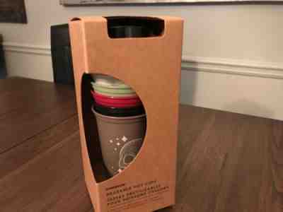 NEW Starbucks Reusable  Fall Halloween Cups Pack of 6 - Sold on eBay Oct, 23rd 2019 for $15.00