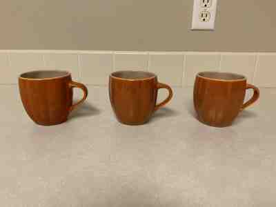Starbucks 2006 Halloween Pumpkin Mugs, 3 of them, 14 oz. Hard To Find! Nice! - Sold on eBay Oct, 23rd 2019 for $18.50