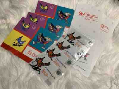 STARBUCKS Japan Nagano 2005 Special Olympics Winter 4 Cards, Sleeves, Brochures - Sold on eBay Oct, 23rd 2019 for $138.59