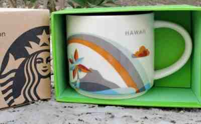 Starbucks You Are Here Hawaii coffee mug 14oz , Brand new in box - Sold on eBay Oct, 23rd 2019 for $29.95