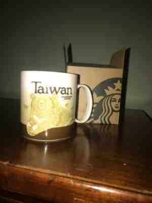 Starbucks Coffee Mug TAIWAN 16 oz Global City Series Bear Logo 2017 - Sold on eBay Oct, 23rd 2019 for $22.11