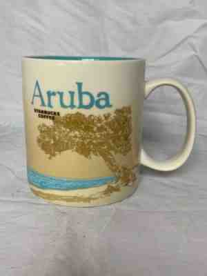 2016 Starbucks Coffee Cup Mug Aruba City Collector Series Mugs 16 oz - Sold on eBay Oct, 23rd 2019 for $20.00