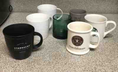 Lot Of 7 Starbucks Coffee Mugs 2009-2016 - Sold on eBay Oct, 23rd 2019 for $45.00
