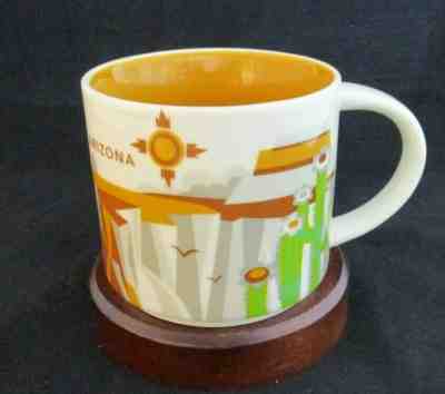 Starbucks 2015 You Are Here Series "Arizona" Fine Porcelain Mug 14 fl.oz. - Sold on eBay Oct, 23rd 2019 for $22.00