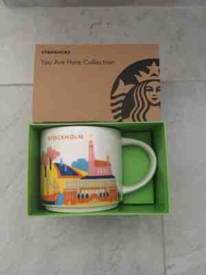 Starbucks You are here Stockholm Mug NIB New with Box